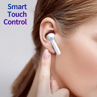 W100 TWS earbuds wireless earphone with charging case  in ear earbud