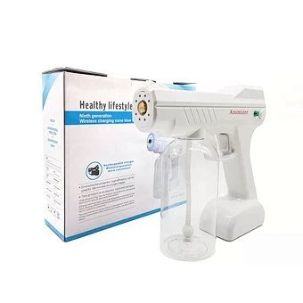 Atomizer Spray Blue Light rechargable nano mist  sprayer
