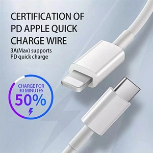 20W fast charging 1M Type C to Lighting Cable for iPhone 12 pro max mini