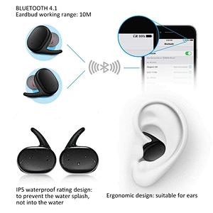 cheapest Shenzhen wireless earphones BT v5.0 y30 tws earbuds