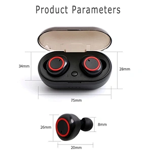 colored bass TWS wireless earphone mini magnetic earbuds