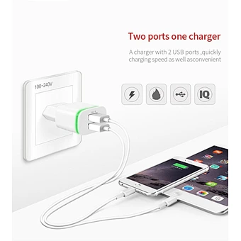 5V 2.1A Original quality Portable USB Charger Mobile Phone Charger for Samsung