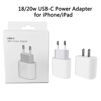 Original 1:1 fast charger Type c 18W 20W US plug charger PD USB-C power adapter for iPhone 12 pro X XS MAX 11 pro