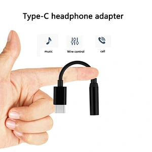 2019 wholesaler usb type c adapter 3.5mm factory quality type c audio adapter for huawei