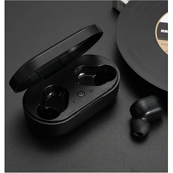 Cheap mini TWS earphone wireless earbuds for sports with charging box