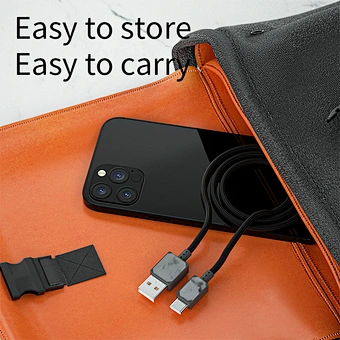 mobile fast charging C type quick charge data cable