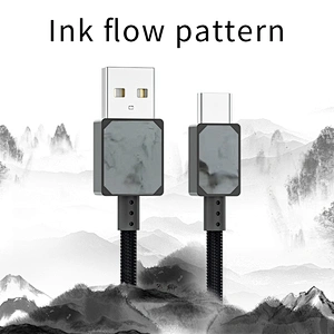 widely compatible 1.2M 5A fast charging USB type C data cable