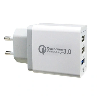Travel 3 USB QC 3.0 quick mobile phone charger