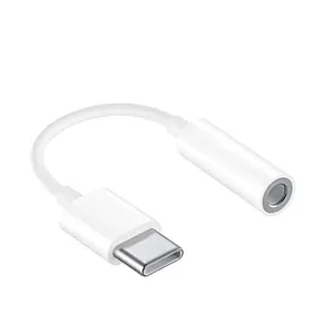 2019 quality type c to 3.5mm audio adapter headphone jack adapter for xiaomi