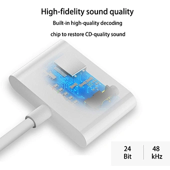 Listen Music And Charging Data Sync High Quality Audio Adapter Cable For iPhone X Audio Adapter Splitter