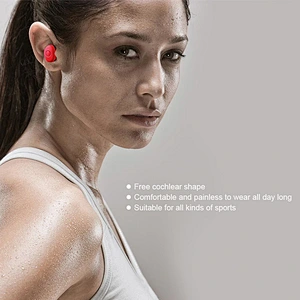 cheap sports earphone running wireless headset TWS magnetic earbuds