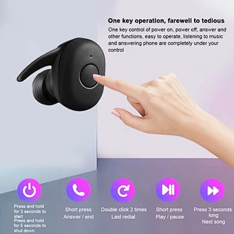 promotion audifonos tws 5.0 earphones IPX5 waterproof earbuds headset