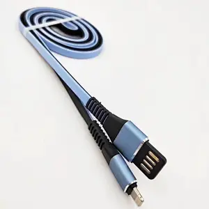 Flat type C fast charging USB cable micro data cable