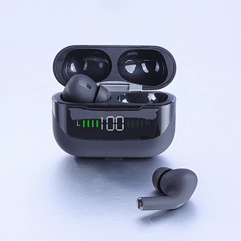Bt 5.0 Wireless Headset Ipx-5 Waterproof Earphone Headphones With Led Display Earbuds