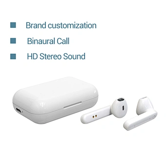 HD sound earphones TWS wireless earbuds with charging case