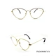 New Style Ladies Fashion Metal Cat Eye Blue Light Blocking Glasses