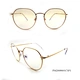 Unisex Metal Round Sunglasses Anti-Blue Light Glasses