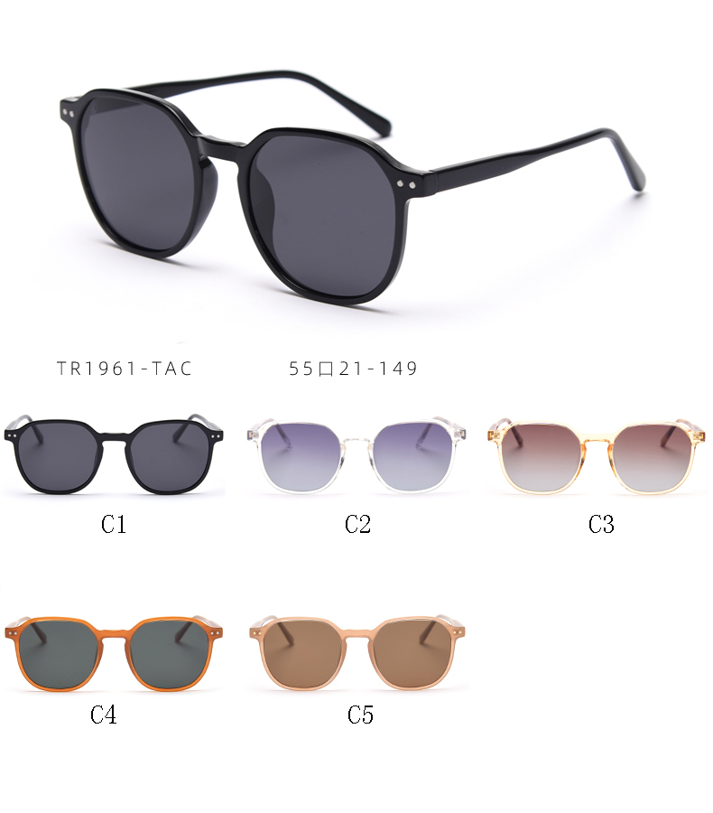 polarized retro square sunglasses, wholesale