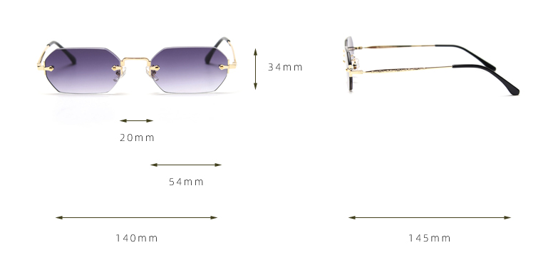 retro hexagon sunglasses, factory