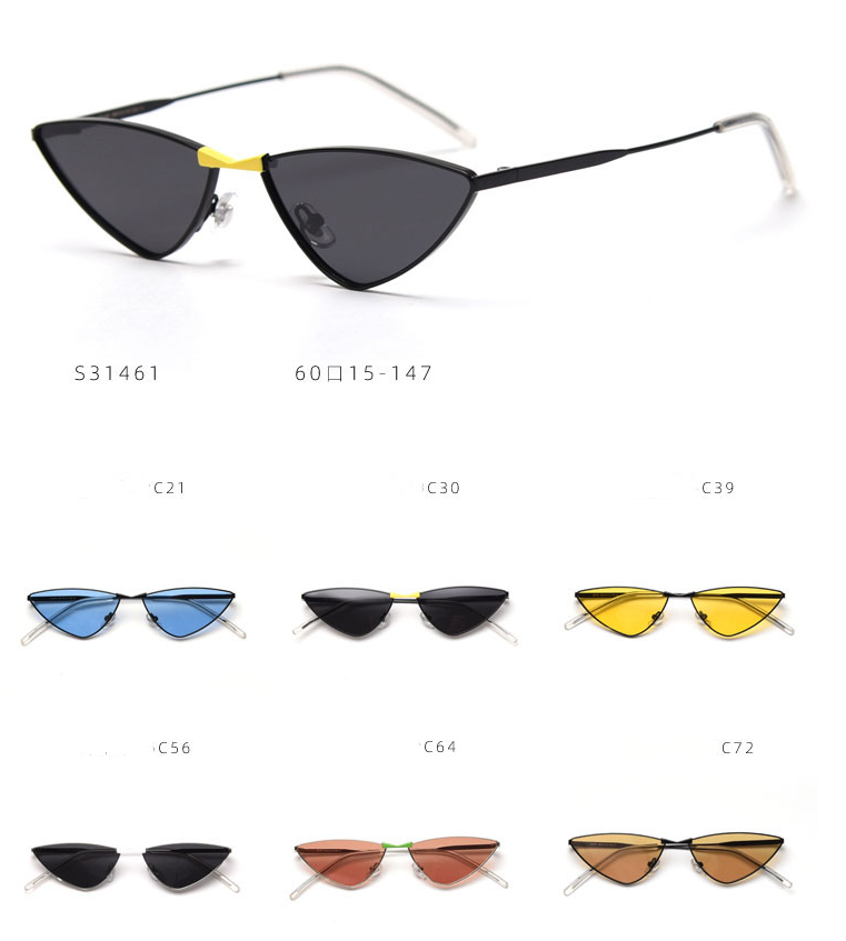 cat eye ladies sunglasses, China