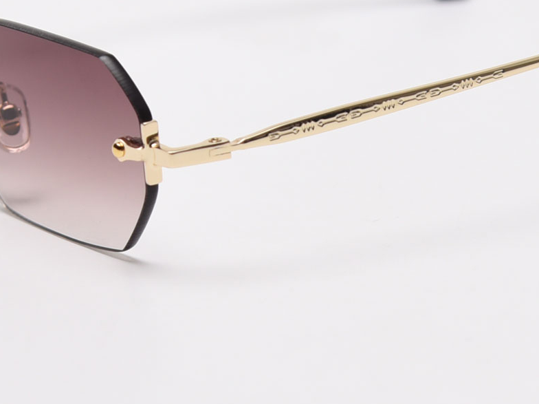 retro hexagon sunglasses, no MOQ