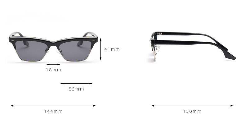 Ladies Fashion TR90 Cat eye Polarized Sunglasses