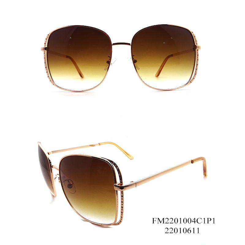 Metal Sunglasses With Diamond