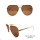 Polygon Metal Frame Sunglasses