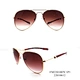Metal Frame Aviator Sunglasses
