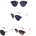 PC And Metal Frame Round Sunglasses
