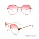 round shape metal sunglasses