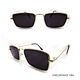 Metal Small Square Sunglasses