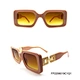 Fashion Rectangle PC Sunglasses