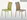Fabric dining chair