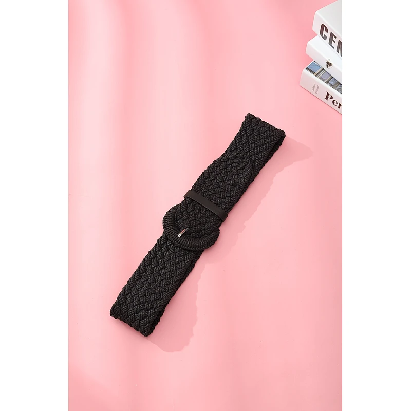 Black Elastic Belt