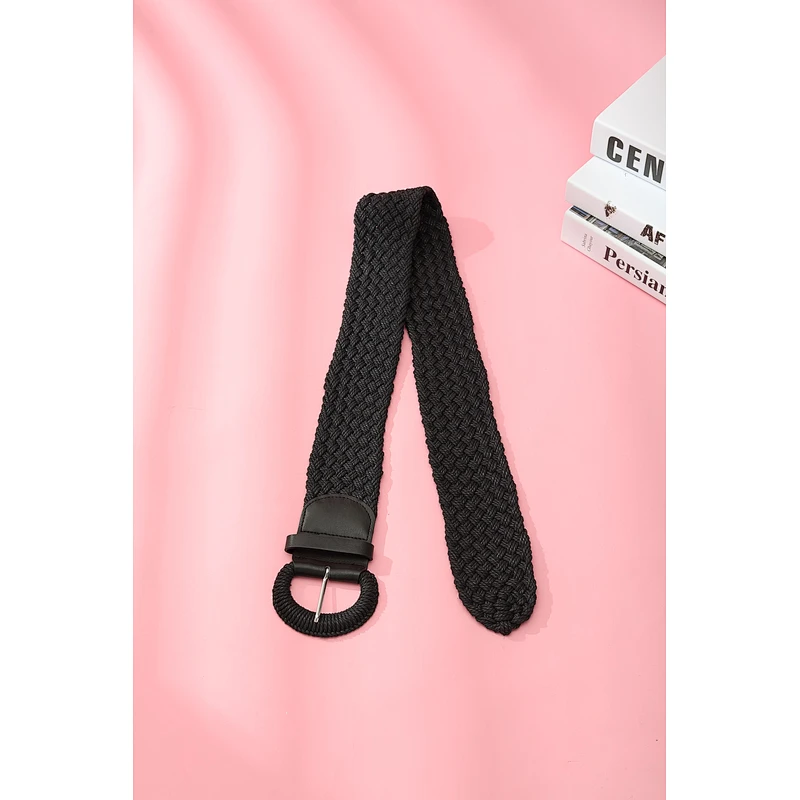 Black Elastic Belt