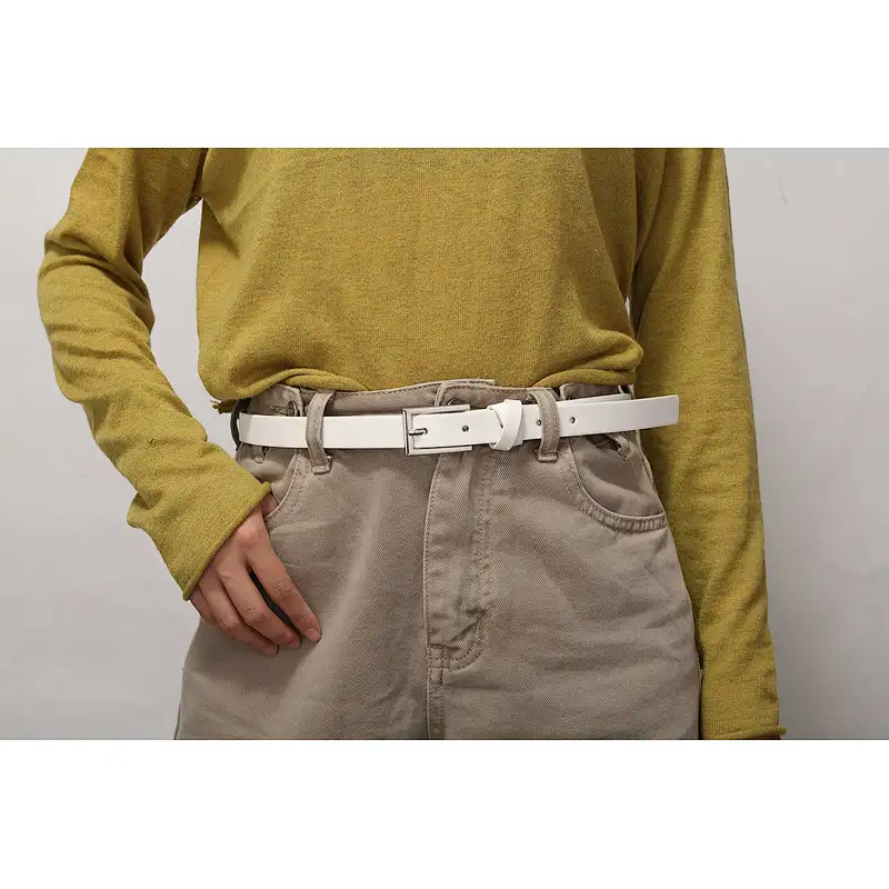 Rectangular Buckle Belt