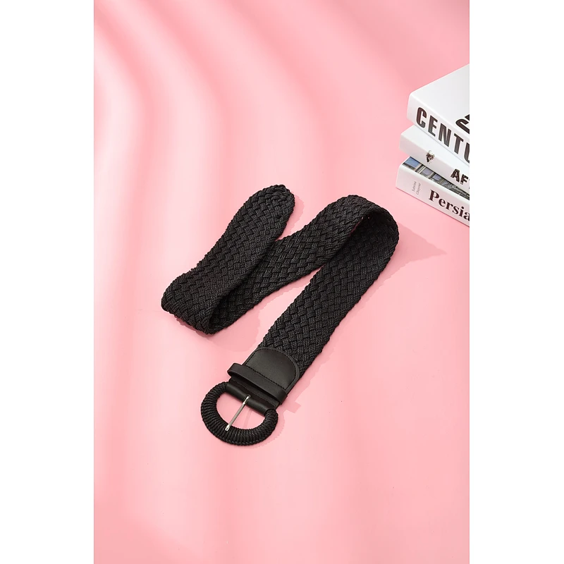 Black Elastic Belt