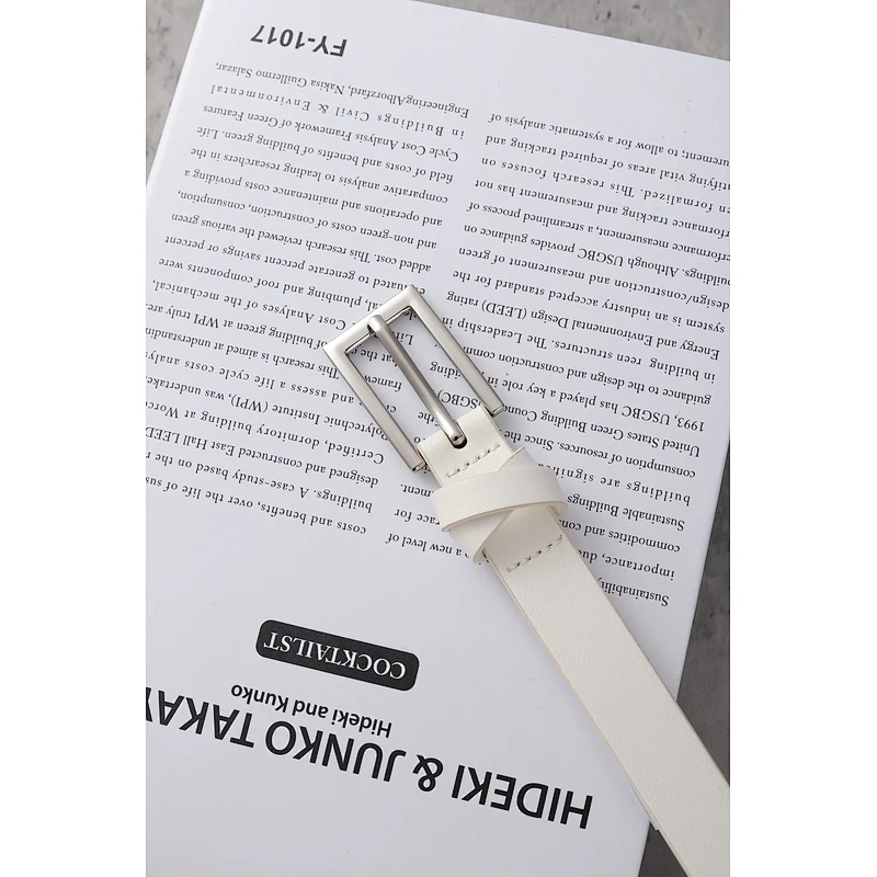 Rectangular Buckle Belt