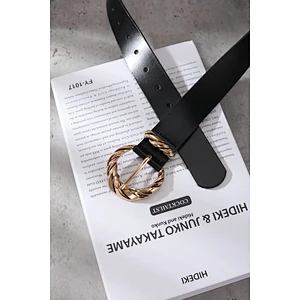 Instagram Style Leather Belt With Fashion Buckle