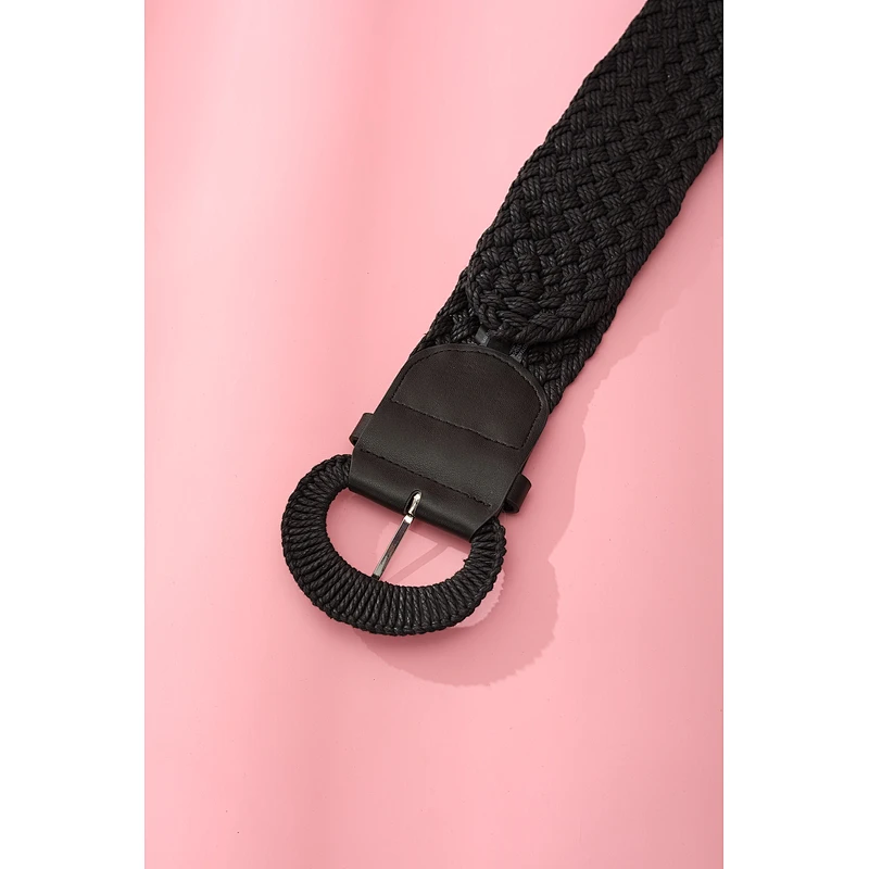 Black Elastic Belt