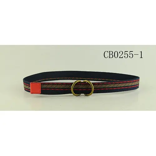 Candy Color stripe Wide Kids Children Elastic Waist Belt For Boys Girls