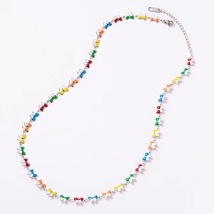 Butterfly stainless steel necklace