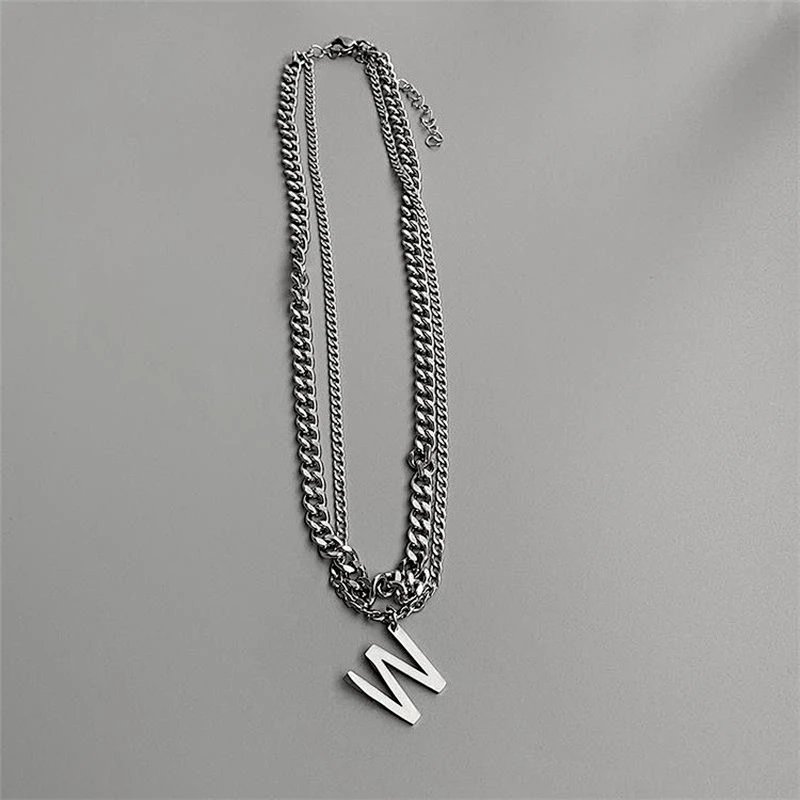 Double clavicle chain necklace