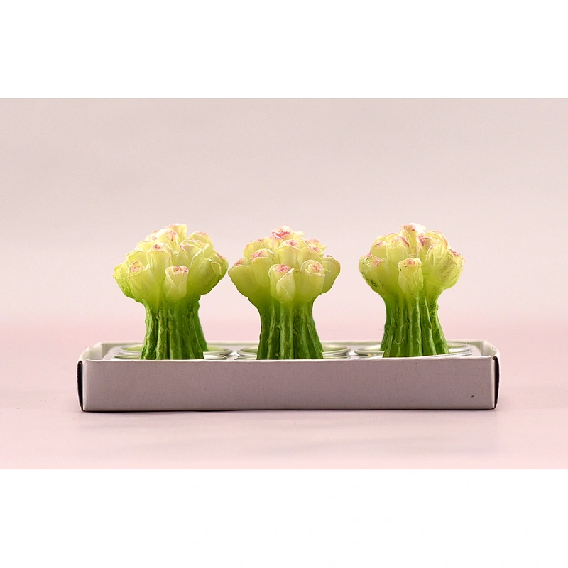 Flower candle