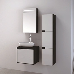 SM1063 60*50cm white and black MDF bathroom vanity,2020 new type-Besta