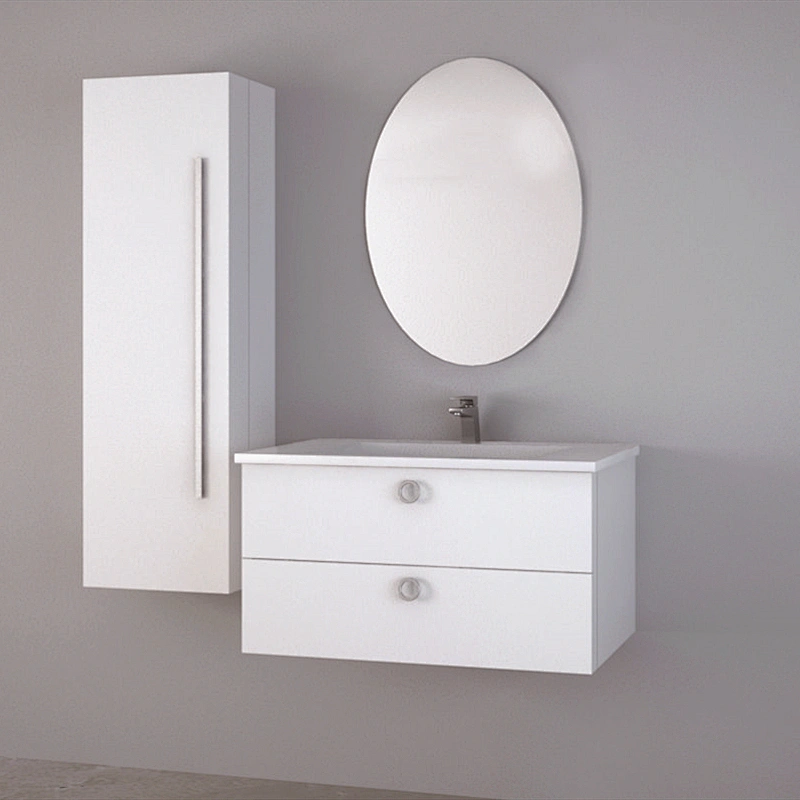 SM1023 white modern bathroom cabinet 2020 new type-Besta