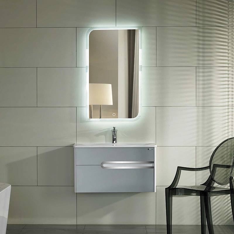 SM1090 LED grey bathroom cabinet