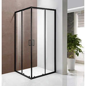 SC08 BLACK arc shower cabin