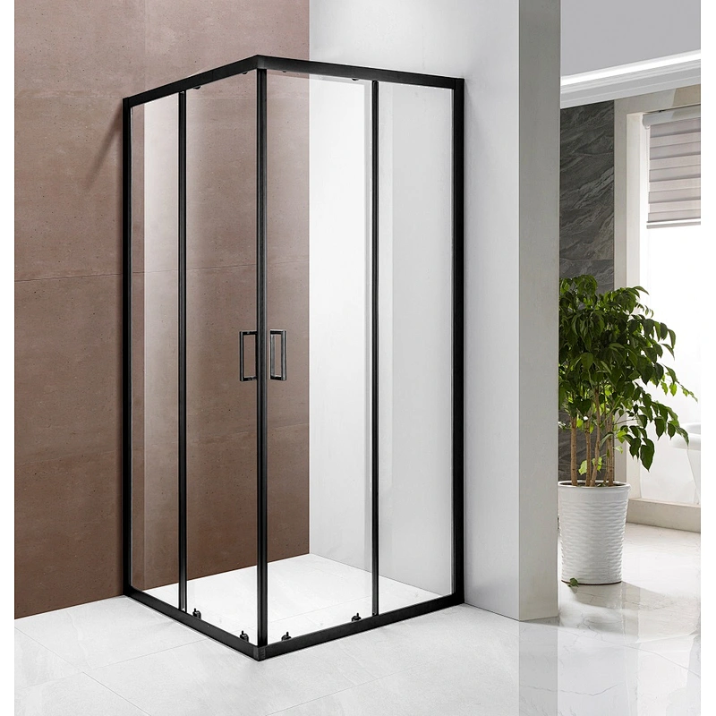 SC08 BLACK arc shower cabin